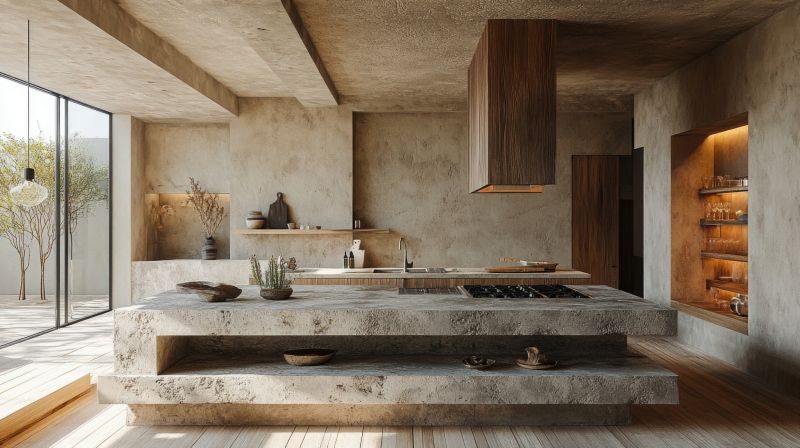 Cement Counter Installation in Sonoma County, CA