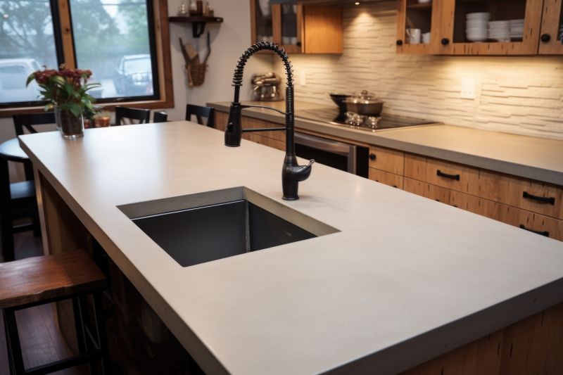 Cement Countertop Pouring in Napa, CA