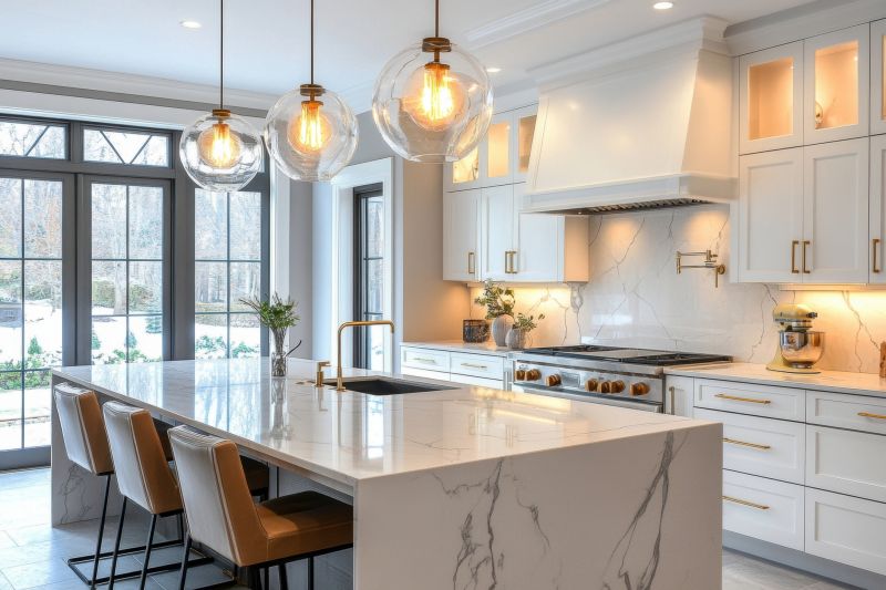 Marble Countertop Installation in Lake County, IL
