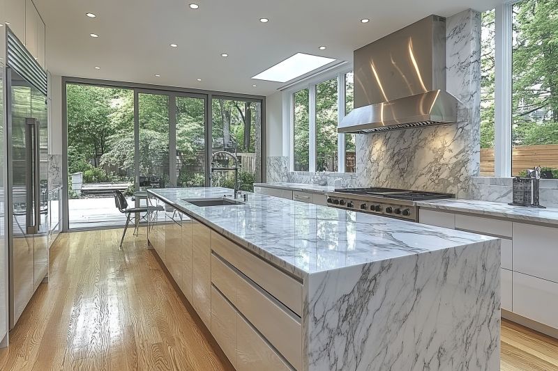 Marble Slab Installation in Lake County, IL